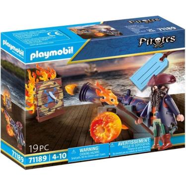 Imagem de Playmobil Pirates - Pirata com Canhão - 71189