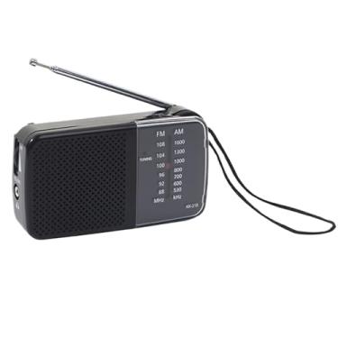 Imagem de Rádios Portáteis AM FM | Rádios Rápidos com Jack para Fones | Equipamento de Sobrevivência Compacto a Pilhas para Casa, Caminhadas e Acampamentos ao Ar Livre