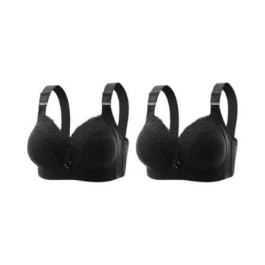 Imagem de Bralette de Renda Plus Size - Decote V Profundo - Lingerie Sexy, 44, 2