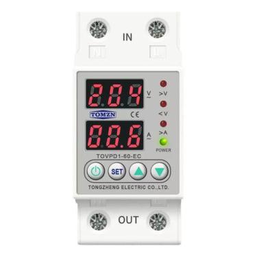 Imagem de Relé Protetor Sbre Tensão Corrente Ac 60a 110v C/ Wattímetro - Tomzn, 