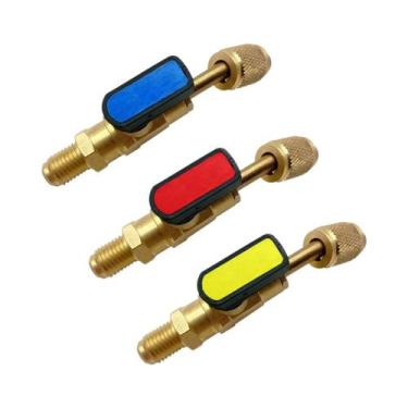 Imagem de 1/4 Polegada Sae R22 R12 R410a Refrigerante Ângulo Desligamento Válvul