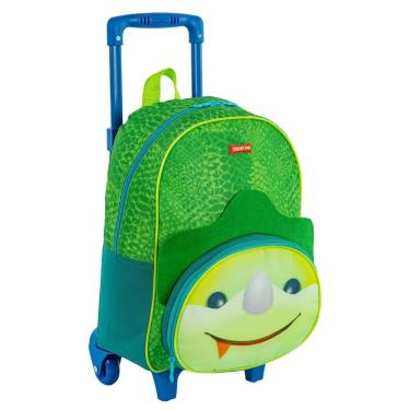Imagem de Mochila De Rodinhas 2 Em 1 Kids Dino 3 Sestini 13l Colorida