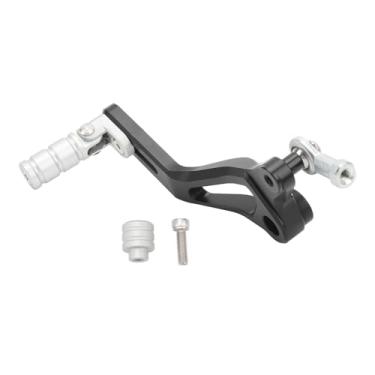 Imagem de Mbeysaq Alavanca de pedal de câmbio CNC alumínio ajustável dobrável pino para Ninja 400 2018-2022 Z400 2019-2022 preto (prata)