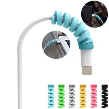 Imagem de Kit 24 Protetor Cabo Usb Fio Carregador Celular Fone Ouvido - Things N