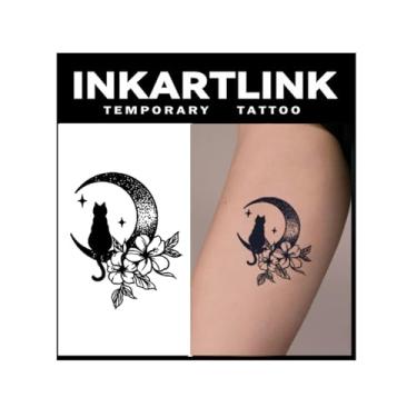 Imagem de INKARTLINK Tattoo Tech, 3 Folhas De Tatuagem Semipermanente Pequena, Tatuagens Temporárias Com Design Artístico Para Adultos, Duram 1 A 2 Semanas, À Prova D'Água, Aparência Realista, Sem Adesivo, Re