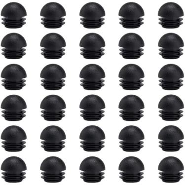 Imagem de Wvapzwr 30 Peças De Tampas Redondas 3/4"/19 Mm, Inserções Pernas Cadeira Plástico, Tubo, Protetores Deslizantes Móveis
