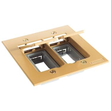 Imagem de Tampa 2 Postos 4x4 Para Piso Tramontina Modular Dourada Tramontina