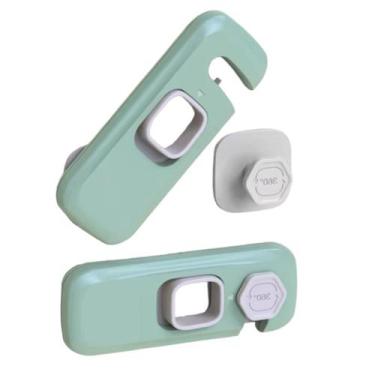 Imagem de Trava Gaveta Armário Segurança Protetor Proteção Bebe - Tatudeboa