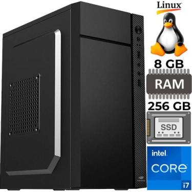 Imagem de Computador Core I7-4770, Placa H81, 8Gb Ram, Ssd 256Gb,Linux - Sobralt