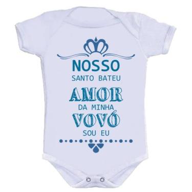 Imagem de Body Divertido - Nosso Santo Bateu Vovó M - KALUNDU KIDS, P