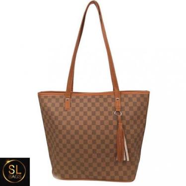 Imagem de Bolsa executiva - SL BAGS, Caramelo