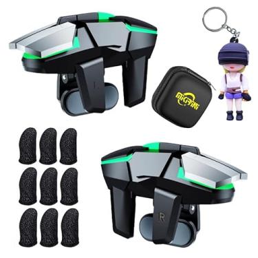 Imagem de 13 in 1 Mobile Phone Gaming Triggers Combo Kits for iPhones/Android Phones, Mobile Phone Game Controller for PUBG Mobile/Call of Duty/Apex (Girl)