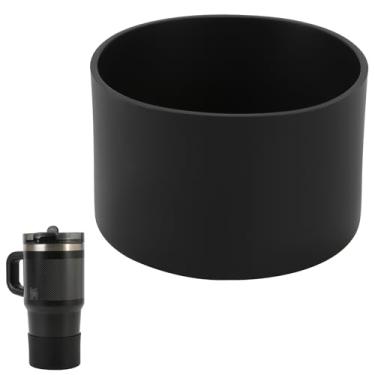 Imagem de kapiado Bota para copos Stanley, bota de silicone para Stanley Quenchers, acessório protetor inferior para copos Stanley's (preto, 20 e 30 e 1,134 g)