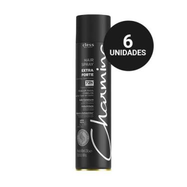 Imagem de Kit Profissional Hair Spray Charming Extra Forte (6x400ml) - CLESS