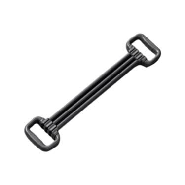 Imagem de simhoa Expansor de peito, puxador muscular, exercitador de músculos do peito, ombros, costas, 3 cordas destacáveis, Preto