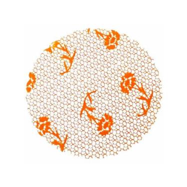 Imagem de Fundo decorado n7 com 100 unidades aia, Laranja