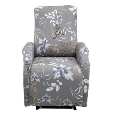 Imagem de GOSTADY Capas para cadeira reclinável, 4 peças, impermeável, pequena, reclinável, capa reclinável para cadeira reclinável Lazyboy com bolso de armazenamento, protetor de móveis para sala de estar (A02