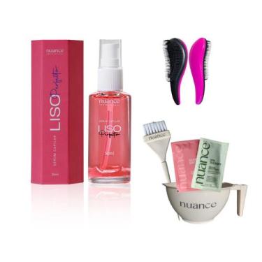 Imagem de Kit Sérum Capilar Spray Anti Frizz Liso Perfeito Nuance 30ml
