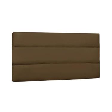 Imagem de Painel de Cama 195cm Greta Suede - Lucadi Home, Suede Caramelo