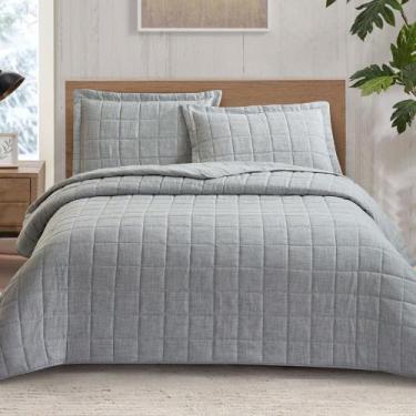 Imagem de Kit Colcha / Cobre leito Casal Sonhare Linho - Sultan, PRATA