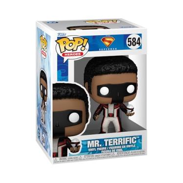 Imagem de Funko Pop! Movie: Superman (2025) S2 – Mr. Terrific - Figura de vinil colecionável - ideia de presente - mercadoria oficial - brinquedos para crianças e adultos