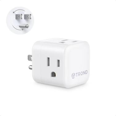 Imagem de Extensor de saída TROND Multi Wall com 3 soquetes giratórios de 360