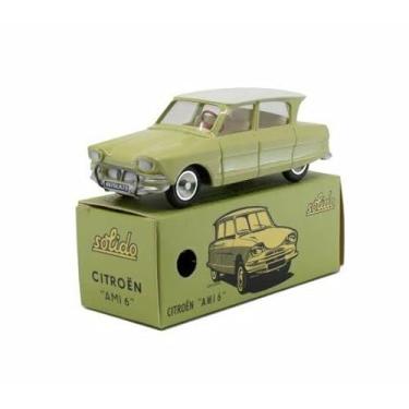 Imagem de OPO 10 - Collection Miniature car 1/43 Solido Compatible with Citroen AMI 6 BERLINE Clair Green - 1141