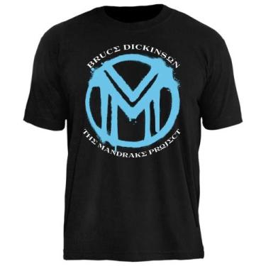 Imagem de Camiseta Bruce Dickinson Unissex Estampada  Estilo Rock e Heavy Metal 
