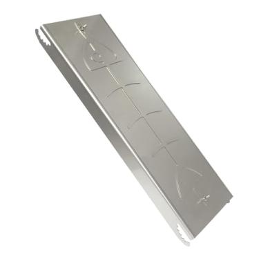 Imagem de Aço Inoxidável Suporte para Salmão na Chama | Grelhador Plano Para Peixe e Salmão Equipamento De Cozinha | Tábua De Grelhar Segura E Lisa Acessórios De Churrasco Para Pesca Jardim Quintal E Piquenique