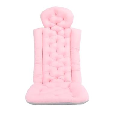 Imagem de Eujgoov Almofada de Espuma de Memória Macia de Banheira de Corpo Inteiro para Suportar o Suporte do Ombro do Pescoço Travesseiro de Banheira Adulto, Rosa, 1 Pacote