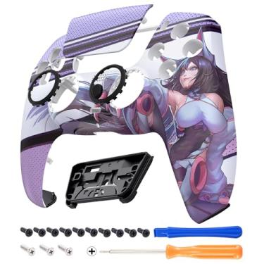 Imagem de eXtremeRate Luna - Touchpad Frontal Redesenhado Compatível Com Controle Ps5 Bdm-010 020 030 040 050, Capa De Substituição Para Painel Neko Mecha, Personalizada