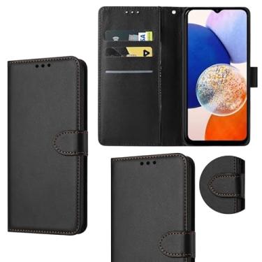 Imagem de Capa Carteira A14 Compatível Samsung Porta Cartões Preta Capinha Flip Case