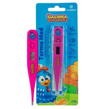 Imagem de Termômetro digital Pink Galinha Pintadinha - INCOTERM
