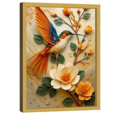 Imagem de Quadro Decorativo Beija-Flor