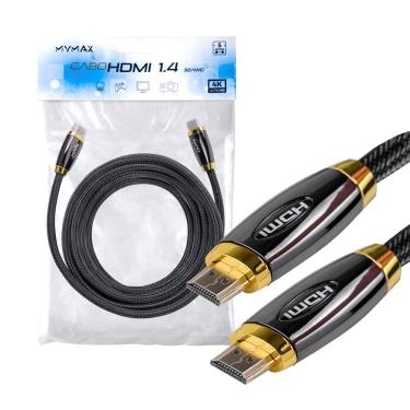 Imagem de Cabo de Video HDMI 1.4V 5 metros 32AWG OD 7.3 - MYMAX