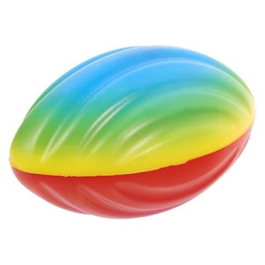 Imagem de Bola De Futebol Espuma, Brinquedo Macio Para Escola, Bola Sólida Com Design Colorido Para Jogos De Equipa Em Praia Jardim Interior Festas