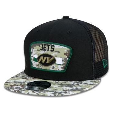 Imagem de Boné 9Fifty Trucker New York Jets Salute To Service NFL Snapback Aba Reta New Era Masculino-Masculino