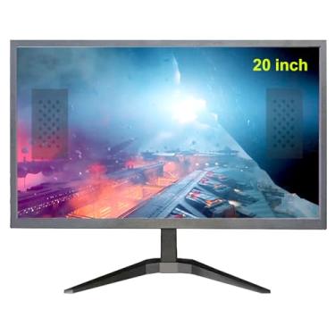 Imagem de YOTETION Monitor HD de 20 polegadas (1600 x 900) alto-falantes embutidos duplos, taxa de atualização de 75 Hz, HDMI x1, monitor pequeno e fino para laptops, computadores e desktops, tela LED, conexão