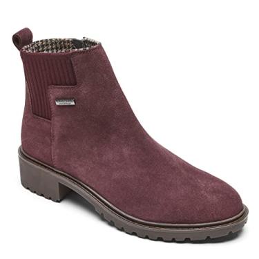Imagem de Rockport Bota feminina impermeável Ryleigh Gore Chelsea, Oxblood Wp, 9.5 Wide