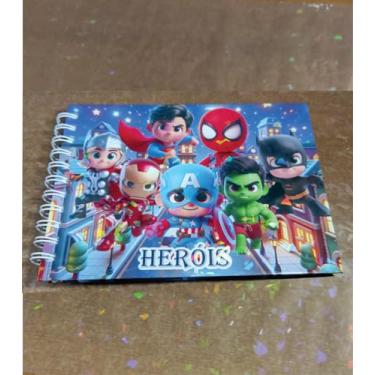 Imagem de Livro De Colorir Temático Estilo Bobbie Goods - Capa Dura Premium 50 Paginas De Desenhos Original 180g Folha Grossa Acetato