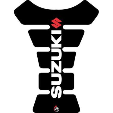 Imagem de Tank Pad Suzuki Protetor De Tanque Suzuki - Resitank, Preto