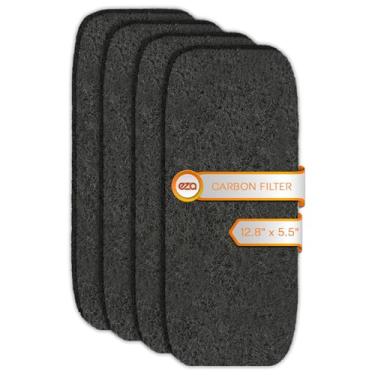 Imagem de Filtro de ar condicionado de fibra de carbono ativado de alta qualidade RV – Substituição do filtro de carbono AC para ventilação CA (4 unidades, 32,7 cm x 14 cm)