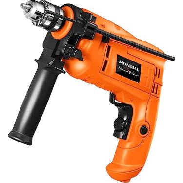 Imagem de MONDIAL Furadeira de Impacto com maleta e 19 acessórios, Mondial, Laranja, 650W, 110V - FI-RH-01M