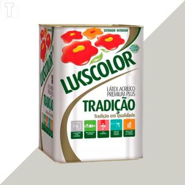 Imagem de Tinta latex lukscolor tradicao acrilico fosco 18l cromio