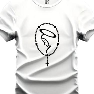 Imagem de Camiseta Personalizada Terço Nossa Senhora Aparecida do P ao G3 - Hs, 