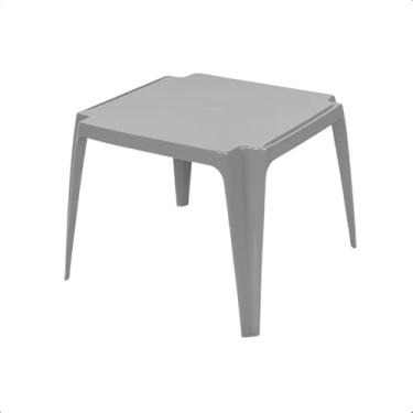 Imagem de Mesa Monobloco Infantil Resistente (Cinza)