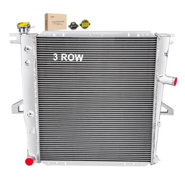 Imagem de Kaiakui Radiador de alumínio de 3 fileiras de substituição para Ford Ranger 4.0L 1998-2011, Ford Ranger 2.3L 2004, 2007 Mercury Mountaineer 4.0L, XL XLS XLT STX FX4 Sport Eddie NBX Postal Aluminun