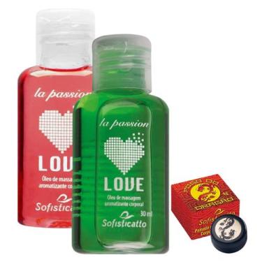 Imagem de Kit Íntimo Love Hot Morango + Love Hot Menta + Pomada Fogo do Dragão O