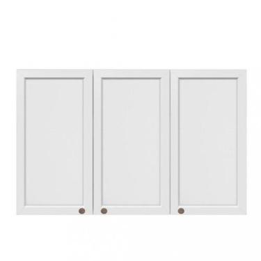 Imagem de Armário Aéreo 3 Portas 120cm Unna Poliman, Branco