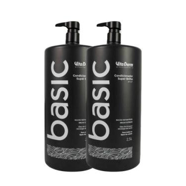 Imagem de Vita Derm Basic Super Brilho Kit 2 Condicionador 2,5L